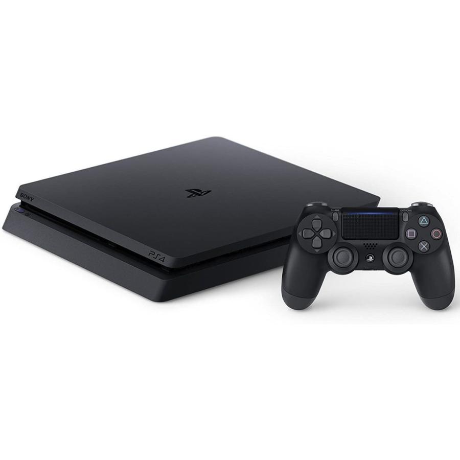 PS4 PlayStation 4 ジェット・ブラック 500GB (CUH-2100AB01) すぐに遊べるセット コントローラ別色｜eakindo2