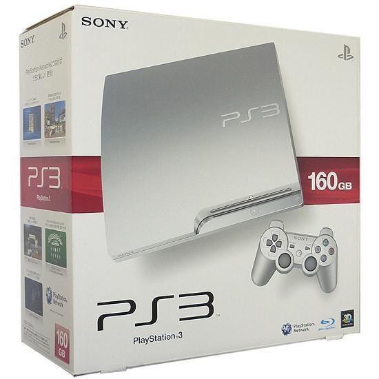 完品 PS3 PlayStation3 (160GB) サテン・シルバー (CECH-2500A SS 