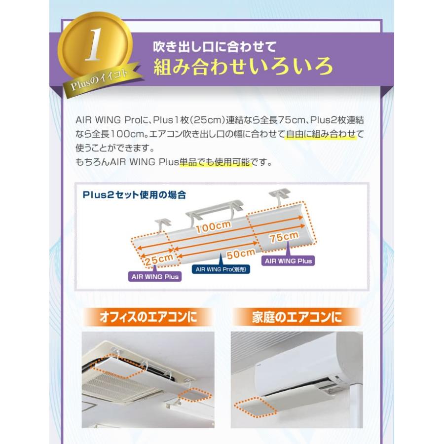 エアコン 風避け 風除け 風よけ カバー 暖房 組立済 日本製 結露防止 断熱マット付 風向 調整 直撃 送料無料 寒い 長さ 延長 エアーウィング プラス Aw18 021 01 エアコン風除け本舗 通販 Yahoo ショッピング
