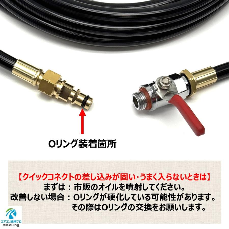 ケルヒャー（KARCHER） クイックコネクト式 専用 高圧ホース 20m 軽く