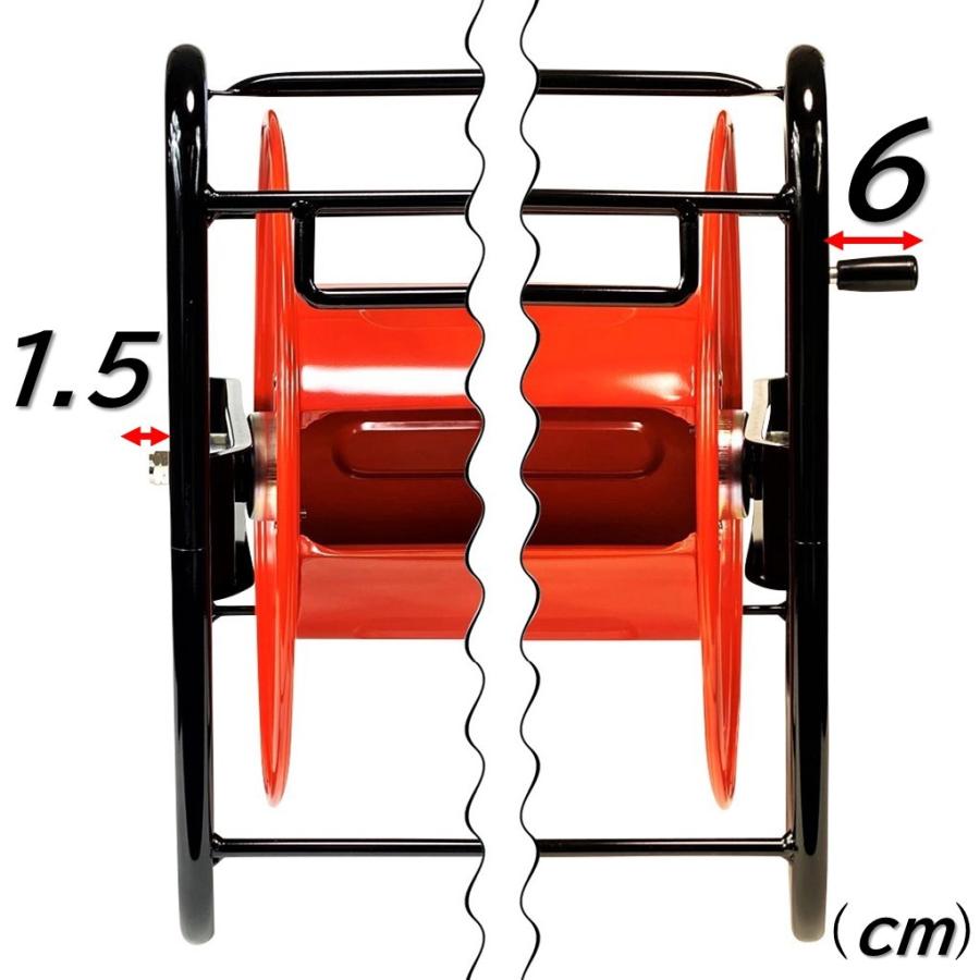 巻取機 ニュー SR-30 角型 ホース リール 完成品 : エアコン洗浄