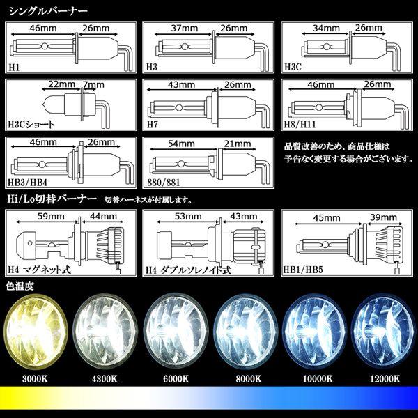 EALE HIDキット 35W 薄型バラスト H3 3年保証｜eale｜04