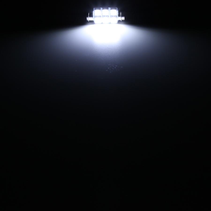 T10×36-37mm/S8.5 3chip 5050SMD×6連 ホワイトLEDバルブ A-113 | ブランド登録なし | 03