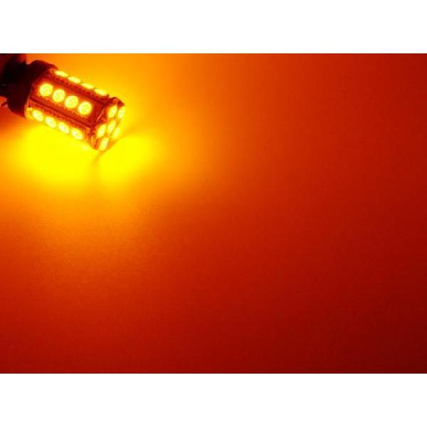 ピンチ部違い兼用 3chip×30SMD T20 アンバーシングル球 B-41 | ブランド登録なし | 03