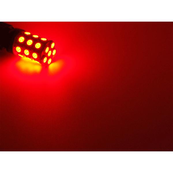 無極性 T20（7443）3chip×27SMD レッドダブル球 B-6 | ブランド登録なし | 03