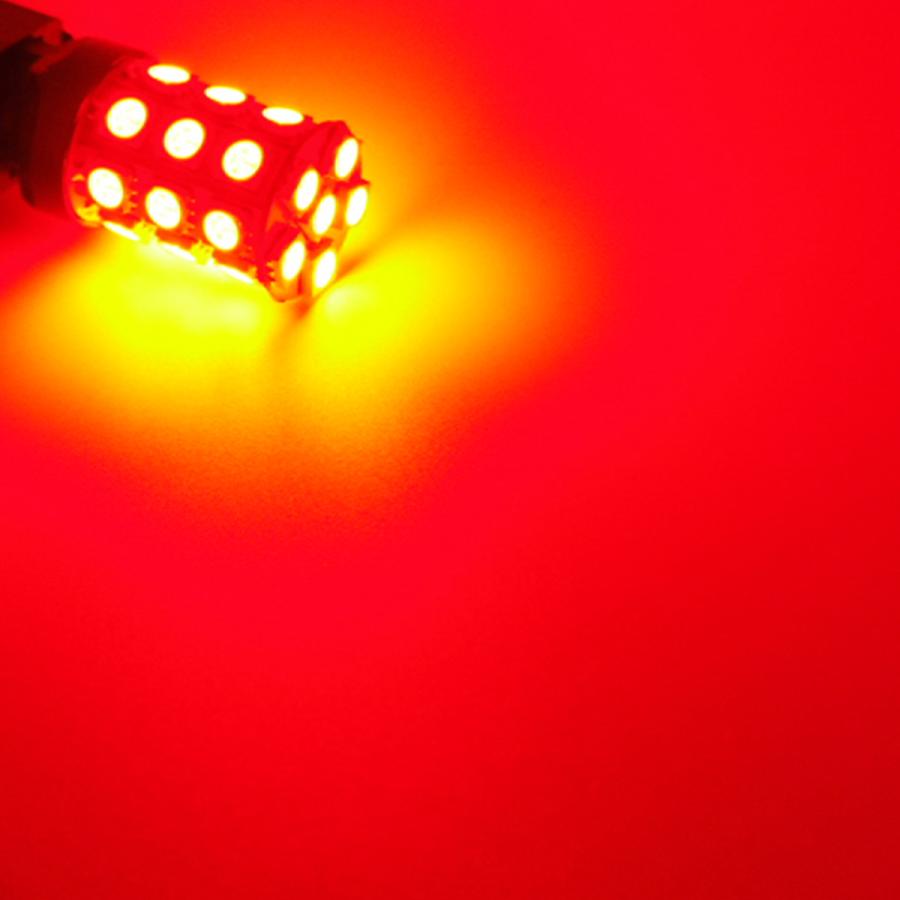 無極性 T20（7443）3chip×27SMD レッドダブル球 B-6 | ブランド登録なし | 04