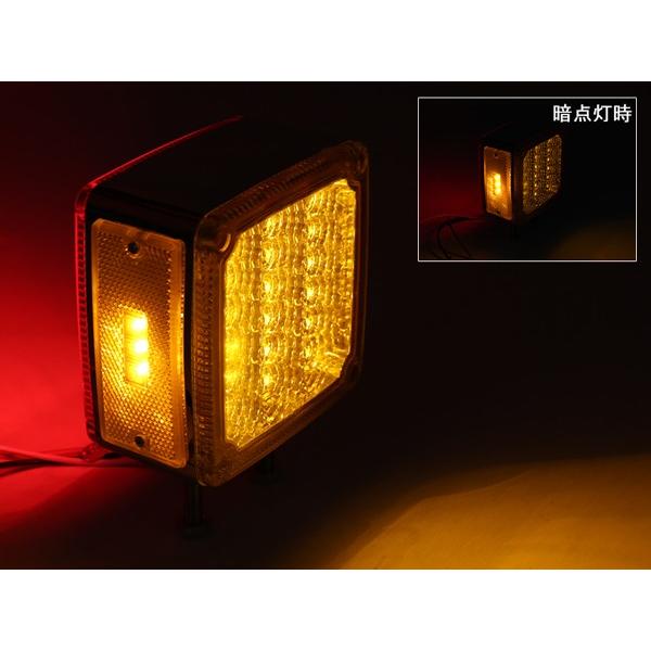 LED フェンダーランプ サイドマーカー 12V 24V 汎用 トラック