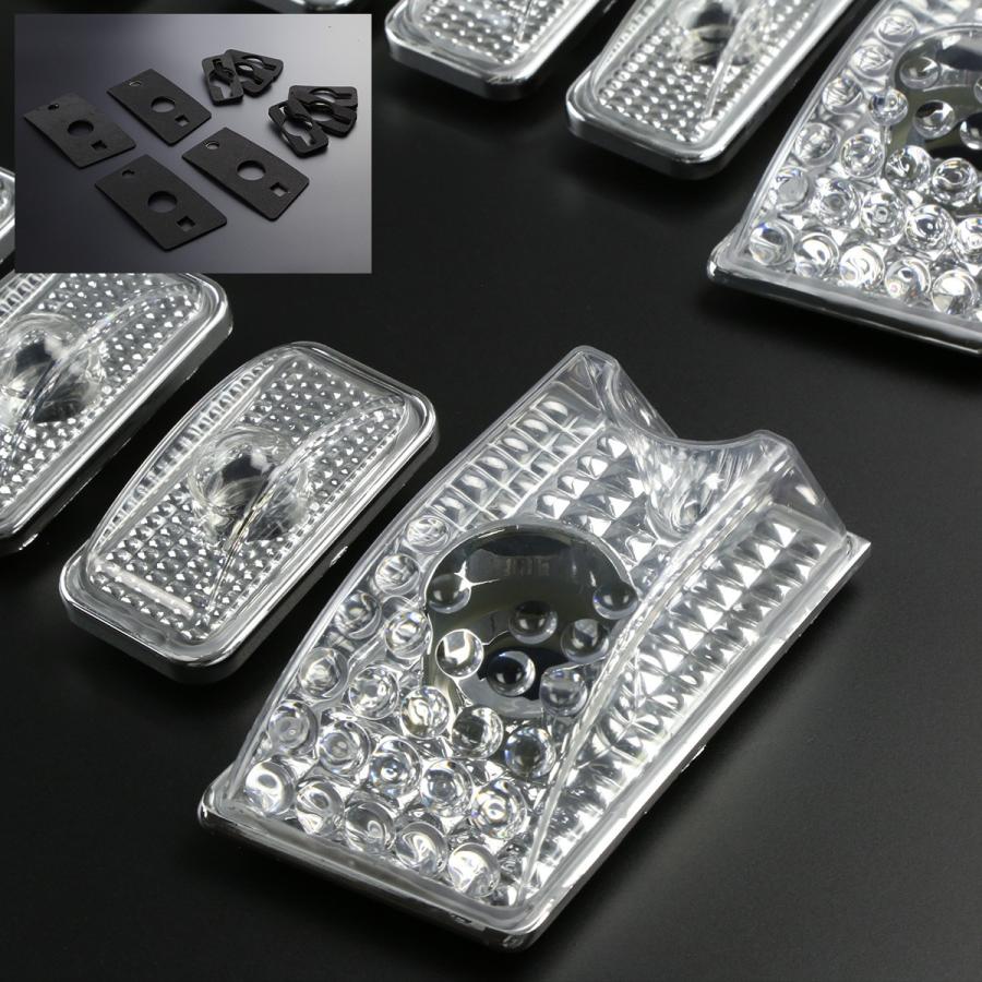 HUMMER H2 ハマー H2 クリスタル ルーフマーカー レンズ クリア 10pcs