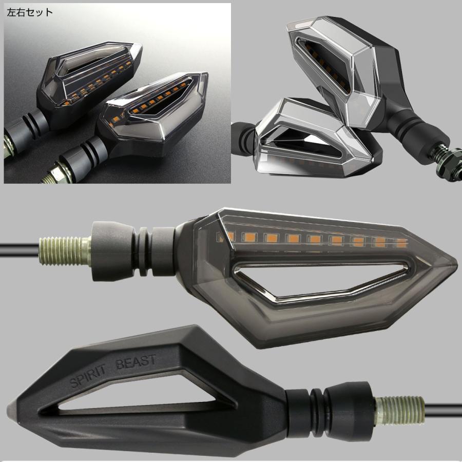 汎用 LED ウインカー エアロデザイン アクリルチューブ ホワイト