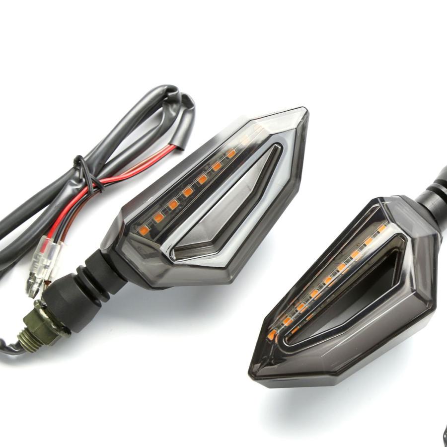 汎用 LED ウインカー エアロデザイン アクリルチューブ ホワイト