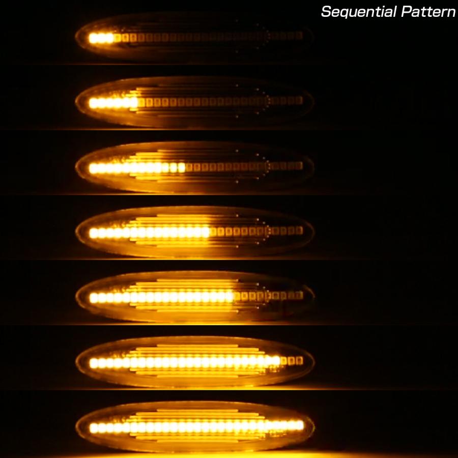 LED サイドマーカー シーケンシャル ウインカー スモーク トヨタ クラウン ゼロクラウン カムリ マークX レクサス IS250 350 GS350 430 F-514 | トヨタ | 05