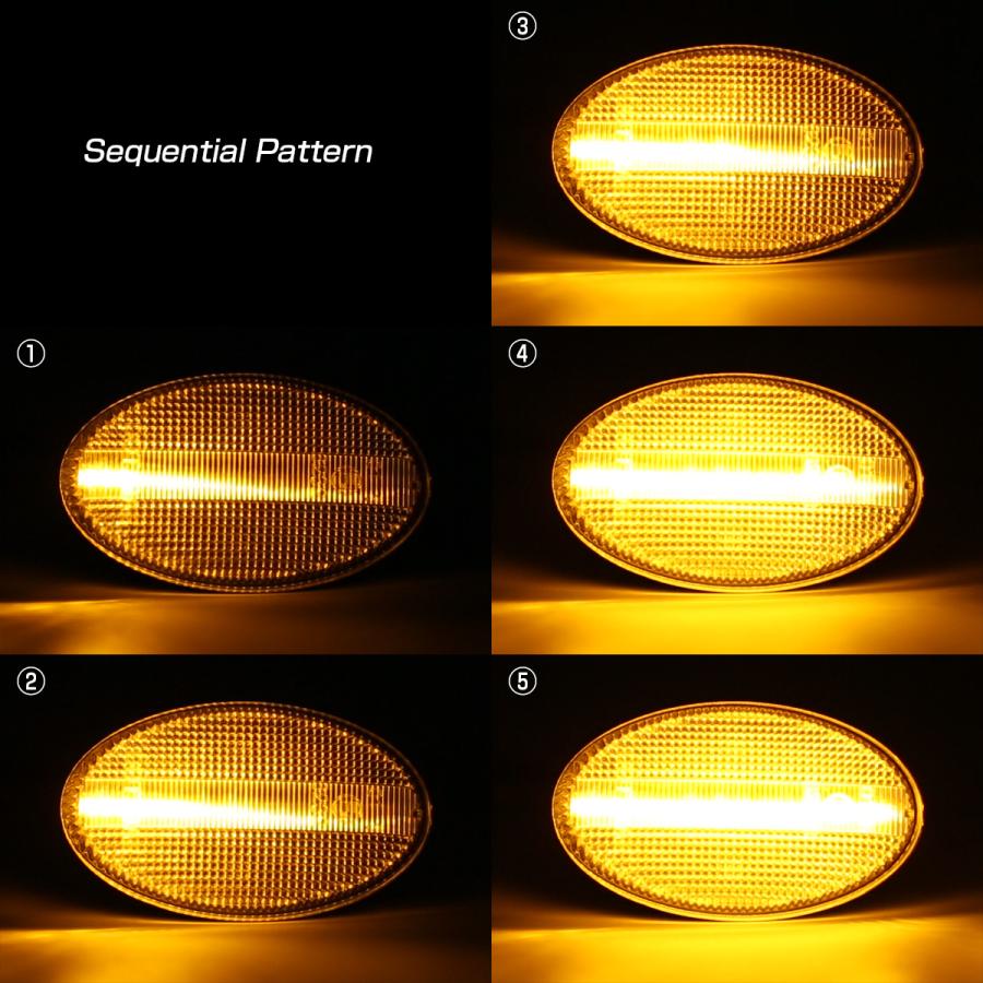 LED サイドマーカー シーケンシャル ウインカー クリア インプレッサ レガシィ フォレスター プレオ サンバー F-541 | インプレッサ スポーツ | 05