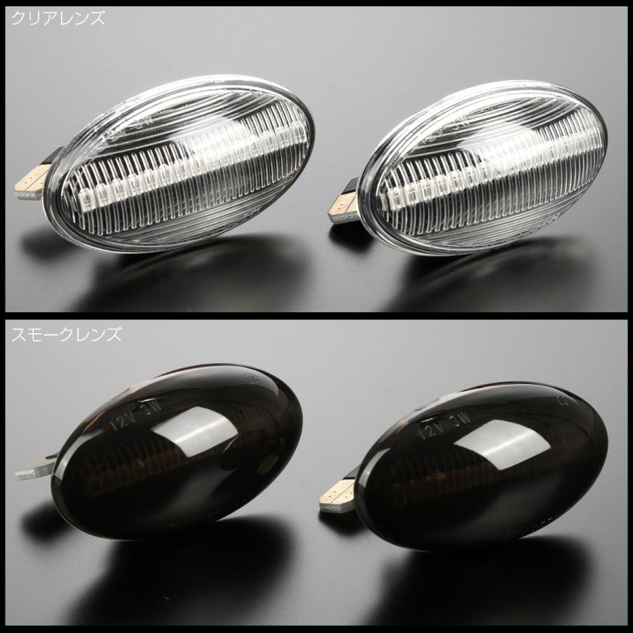 LED サイドマーカー シーケンシャル ウインカー BMW MINI R50 R53 R52 ミニ ワン クーパー クーパーS コンバーチブル クリアレンズ F-553 | BMW | 03