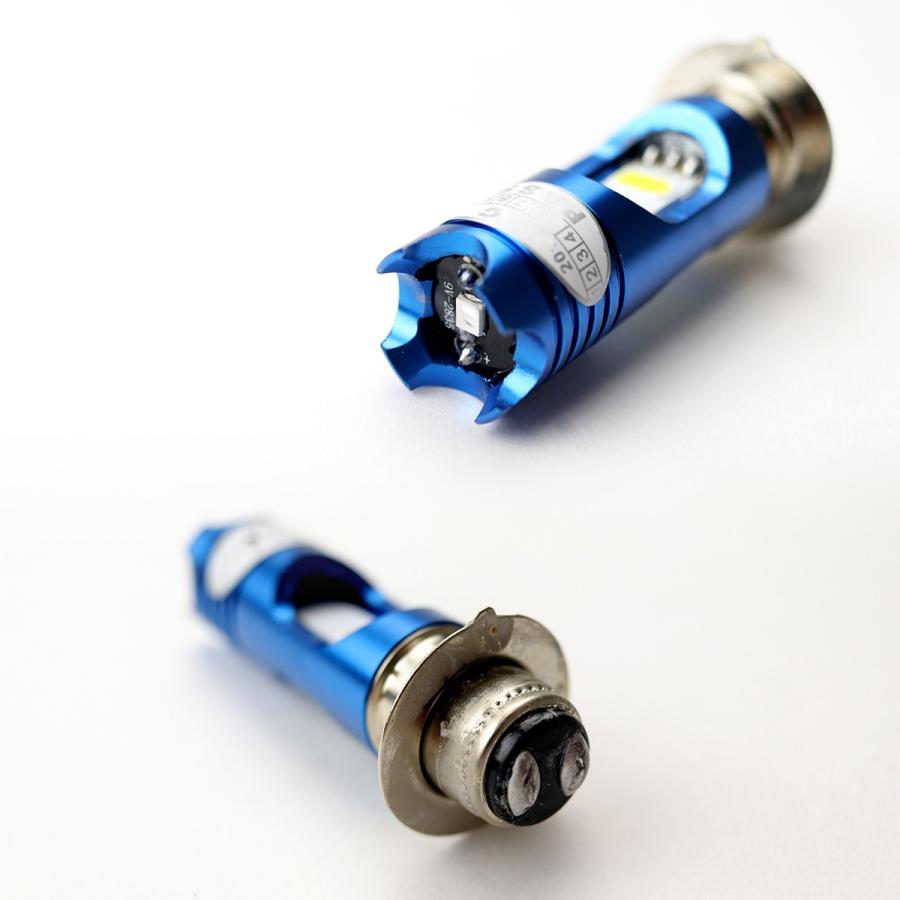 バイク用 COB LED ヘッドライト PH7 Hi Lo ホワイト発光 6500K 12V