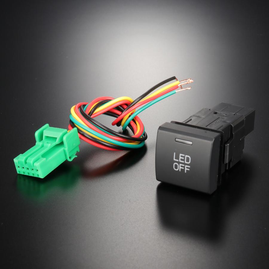 トヨタ スイッチ 純正風 Cタイプ LEDパイロットランプ付2色 純正
