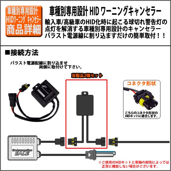 VW ゴルフ全般 警告灯対策に C5 HIDワーニングキャンセラー I-33｜eale｜03