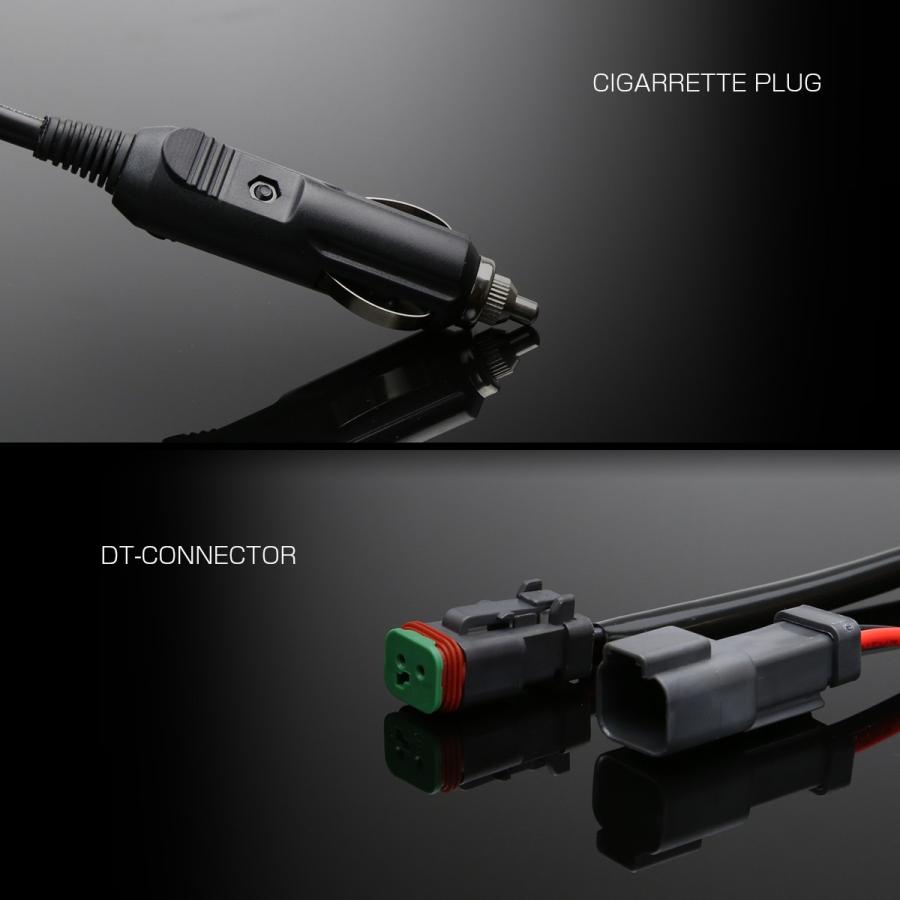 DTコネクタ アクセサリー電源ハーネス 3m 2出力 12V/24V I-448 | ブランド登録なし | 03