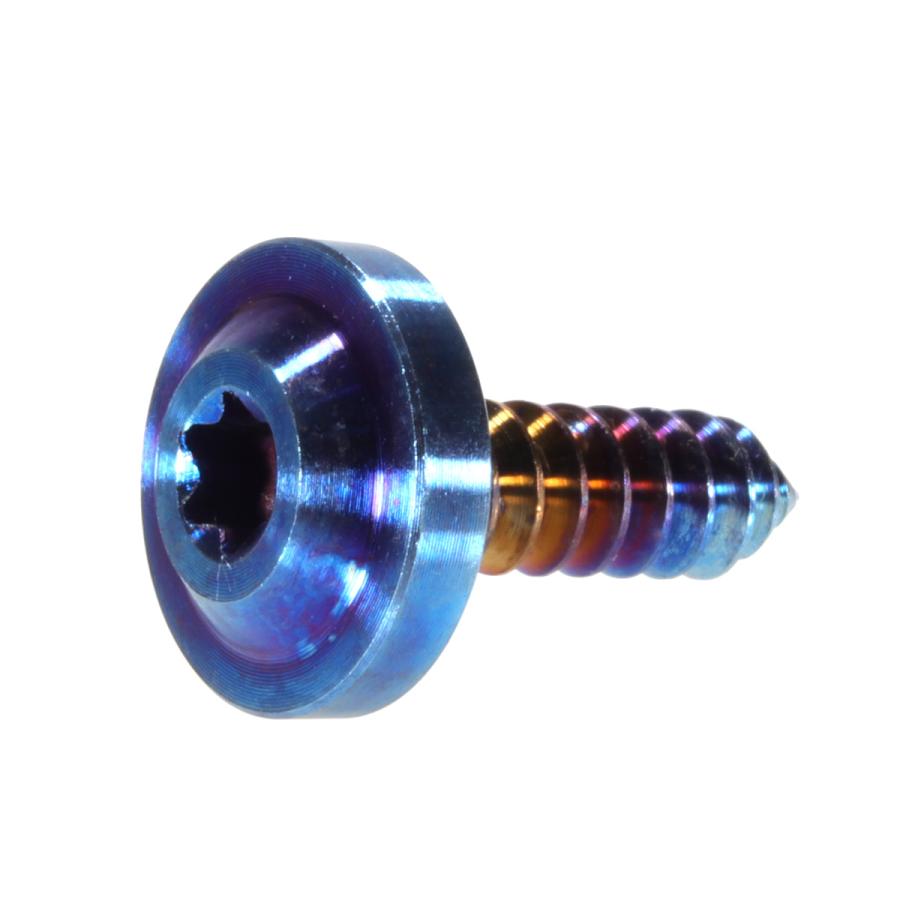 タッピングネジ M5×16mm チタン トルクス フランジ付き 4色