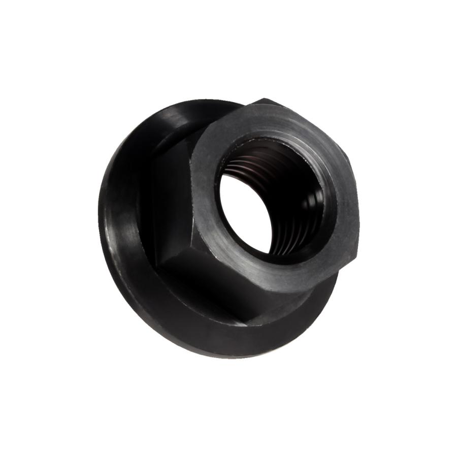 チタンナット M8 P1.25 六角ナット フランジ付き セレート無し  ブラック 黒 JA169 | ブランド登録なし | 03