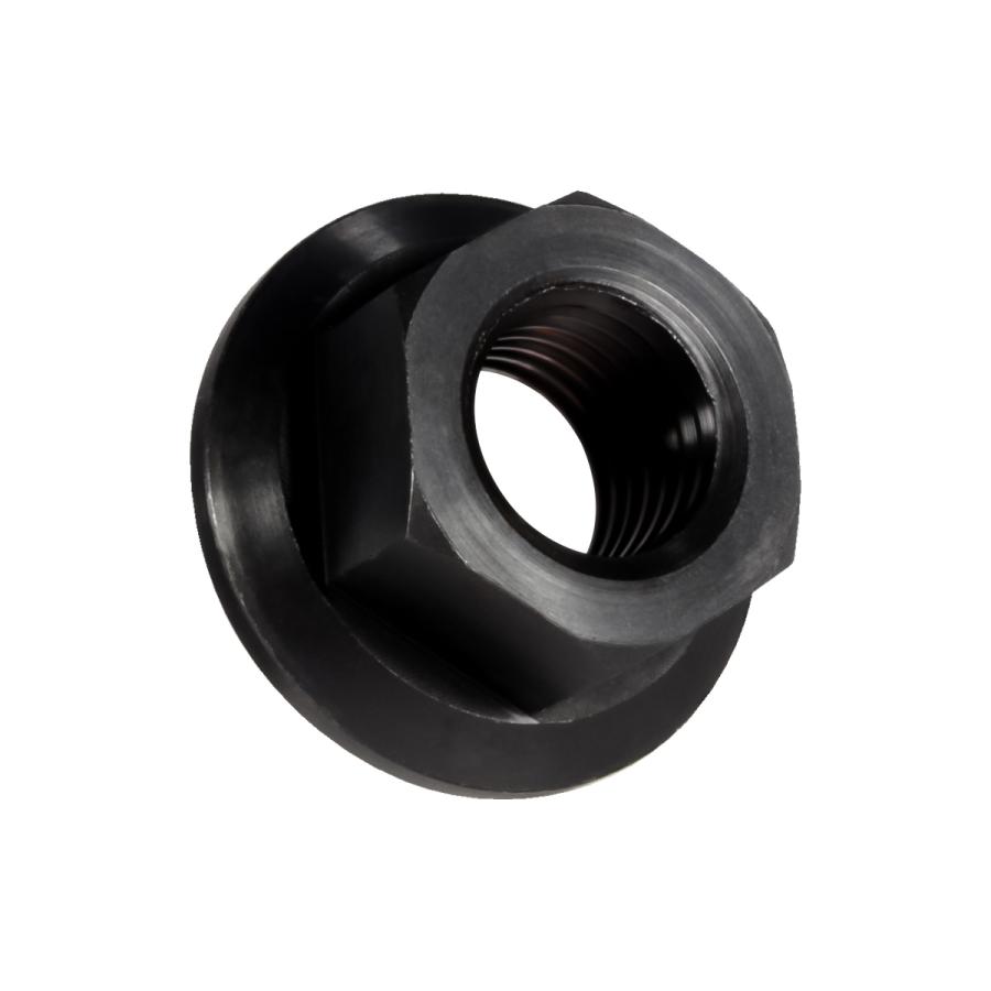 チタンナット M10 P1.25 六角ナット フランジ付き セレート無し ブラック 黒 JA170 | ブランド登録なし | 03