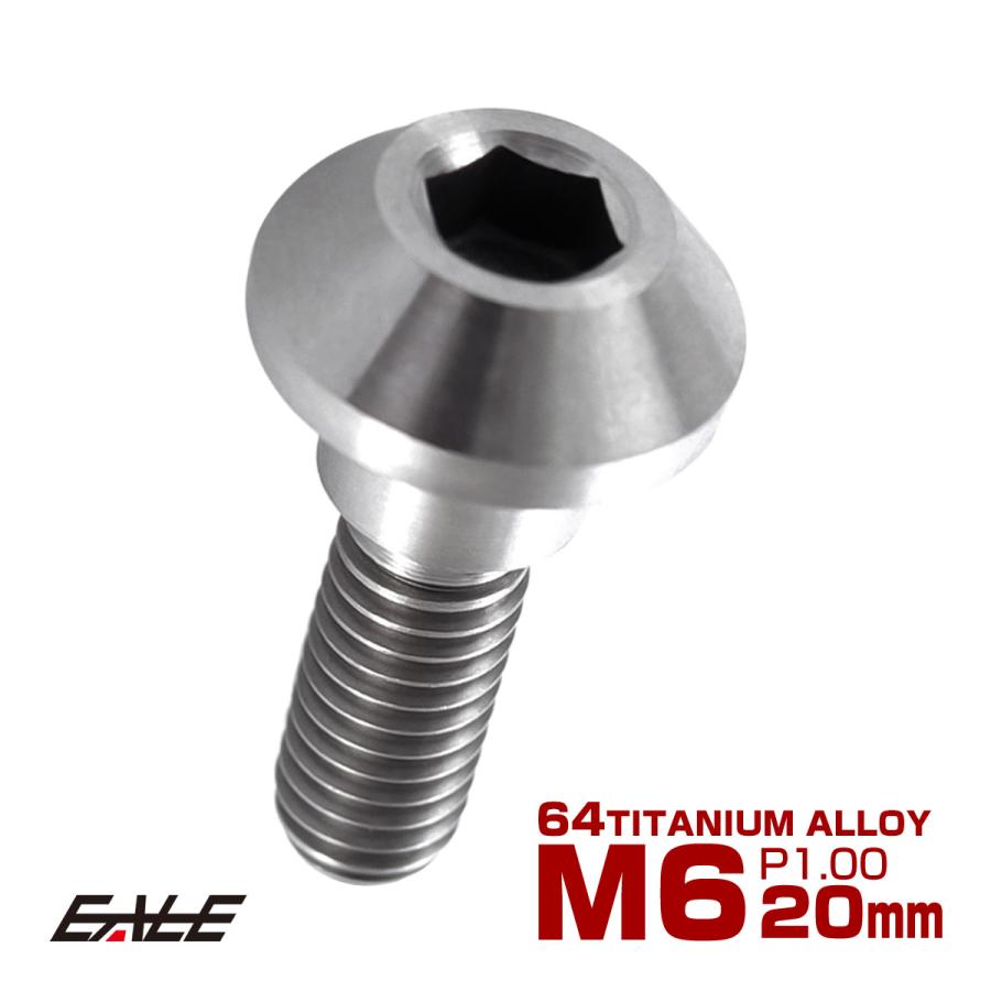 チタンボルト M6×20mm P=1.00 ブレーキディスク ローター ボルト ヤマハ車用 シルバー 原色 JA199 | ヤマハ発動機