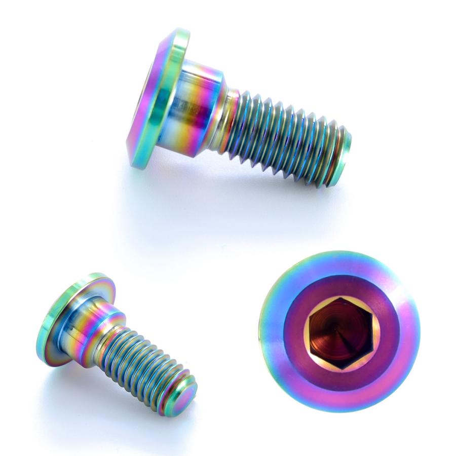 チタンボルト M8×20mm P1.25 ブレーキディスク ローターボルト ヤマハ車用 虹色 JA202 | ブランド登録なし | 02
