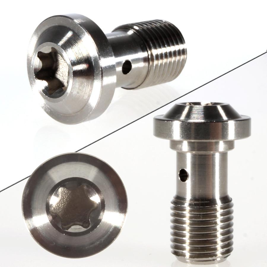 バンジョーボルト M10 P1.25 チタン ブレーキライン シルバー トルクス JA267 | ブランド登録なし | 02