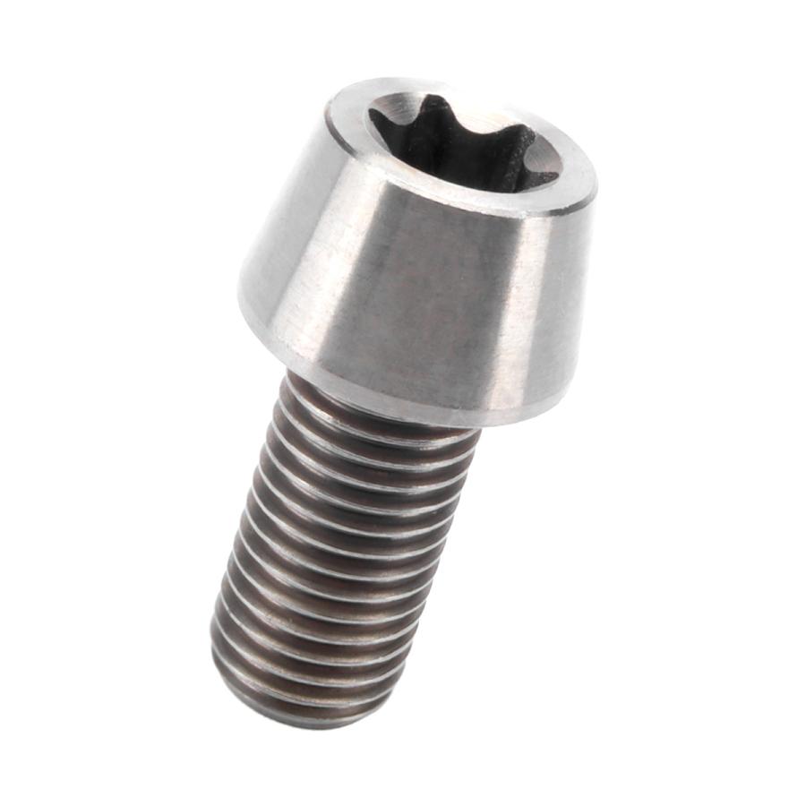 チタンボルト M10×20mm P1.25 キャップボルト トルクス穴 シルバー テーパー JA381 | ブランド登録なし | 04