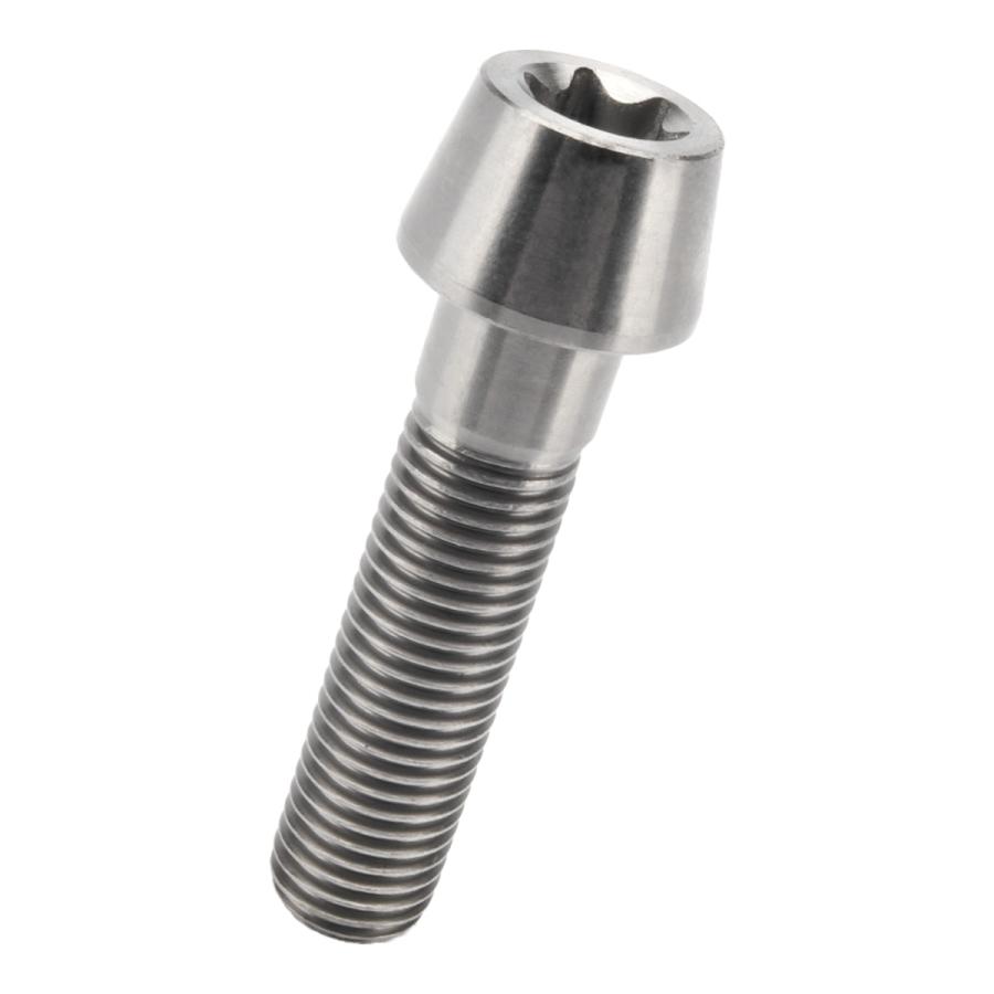 チタンボルト M10×40mm P1.25 キャップボルト トルクス穴 シルバー テーパー JA393 | ブランド登録なし | 04