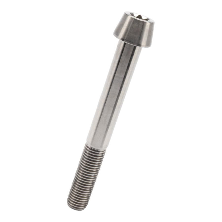 チタンボルト M10×80mm P1.25 キャップボルト トルクス穴 シルバー テーパー JA417 | ブランド登録なし | 04