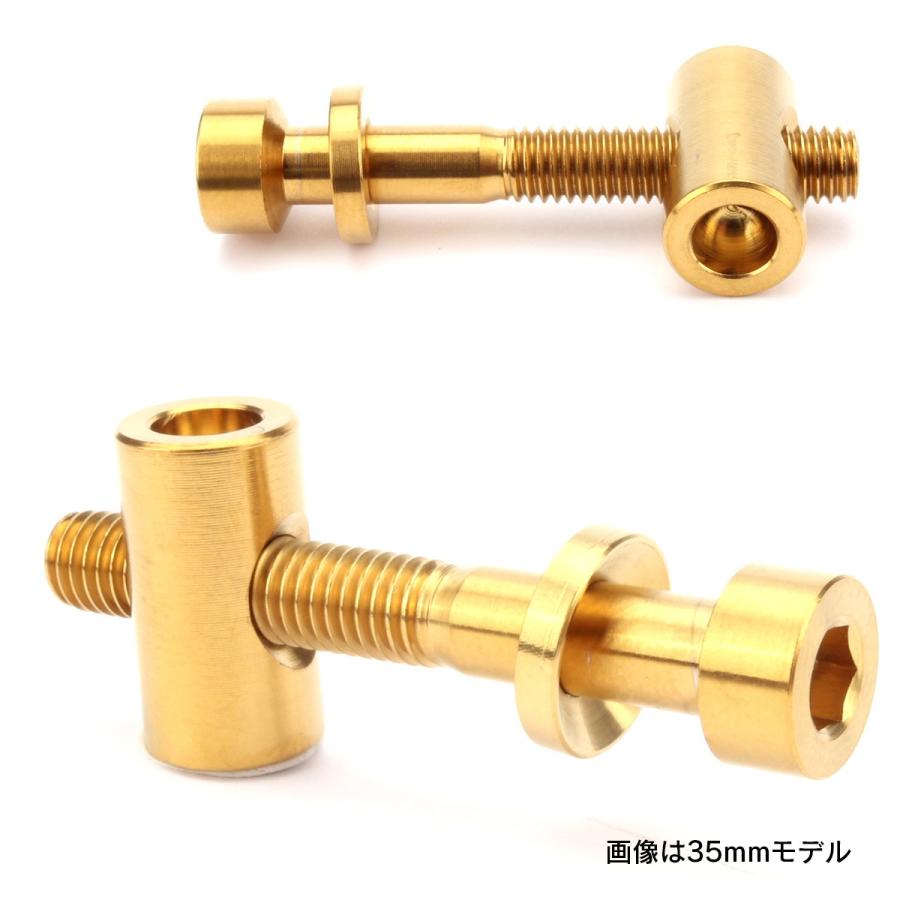 シートポスト用 固定ボルト M5 40mm チタン トムソン対応  ゴールド 自転車 2個セット JA478 | ブランド登録なし | 02