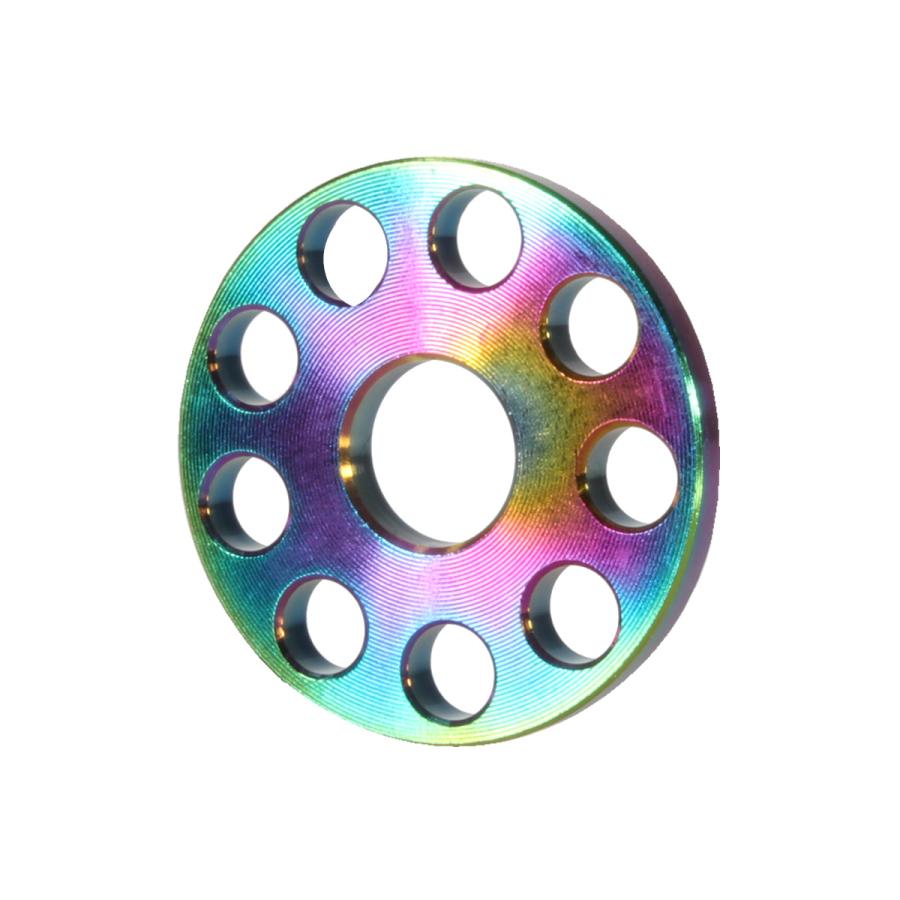 チタンワッシャーM6 外径20mm 平ワッシャー ライトカラー 焼きチタン風 フラットワッシャー ホール JA502 | ブランド登録なし | 04