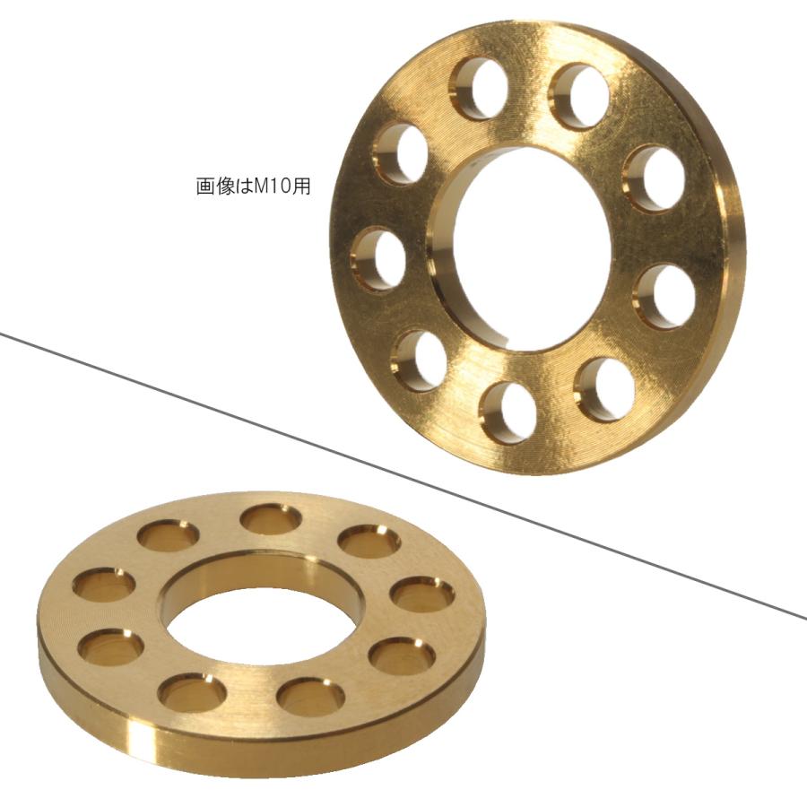 チタンワッシャーM6 外径20mm 平ワッシャー ゴールド フラットワッシャー ホール JA503 | ブランド登録なし | 01