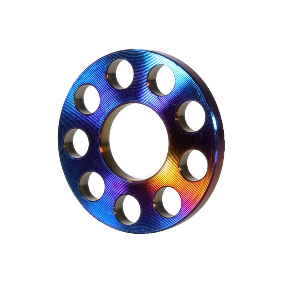 チタンワッシャーM8 外径20mm 平ワッシャー ダークカラー 焼きチタン風 フラットワッシャー ホール JA504 | ブランド登録なし | 04