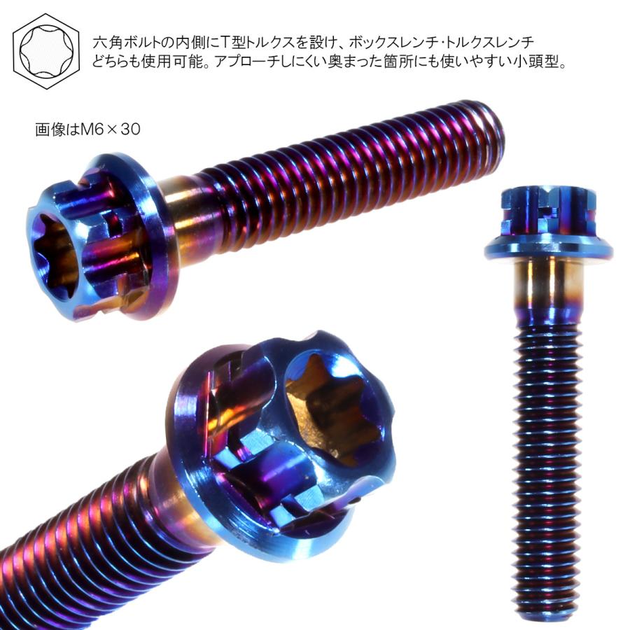 出色 64チタン M6 mm P1 00 デザイン六角ボルト T型トルクス穴 フランジ付き六角ボルト 焼きチタン風 Ti6al 4v Ja538 Dprd Jatimprov Go Id
