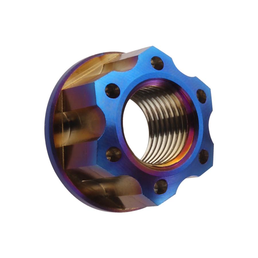 チタンナット M12 P1.25 六角ナット フランジ付 焼チタンカラー スター JA578 | ブランド登録なし | 04