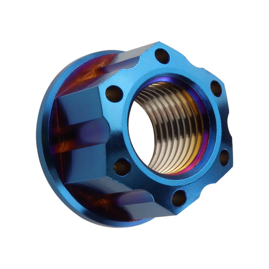 チタンナット M14 P1.5 六角ナット フランジ付 焼チタンカラー スター JA579 | ブランド登録なし | 04