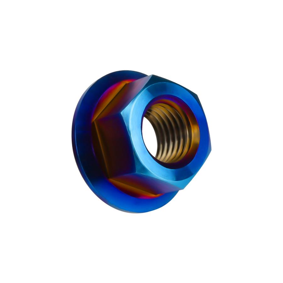 チタンナット M6 P1.0 六角ナット フランジ付き セレート無し 焼きチタン JA805 | ブランド登録なし | 03