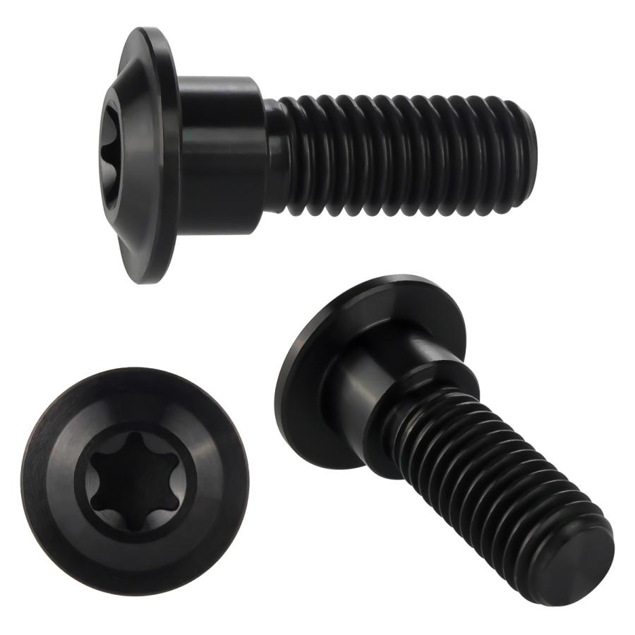 チタンボルト M8×24mm P=1.25 ブレーキディスク ローター ボルト ホンダ車用 ブラック JA811 | ホンダ | 02