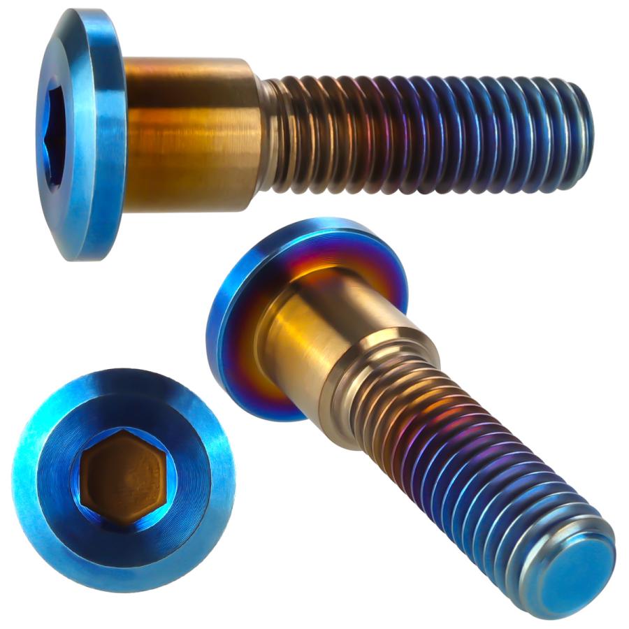 チタンボルト M8×33mm P=1.25 ブレーキディスク ローター ボルト スズキ車用 焼きチタン JA814 | スズキ | 02