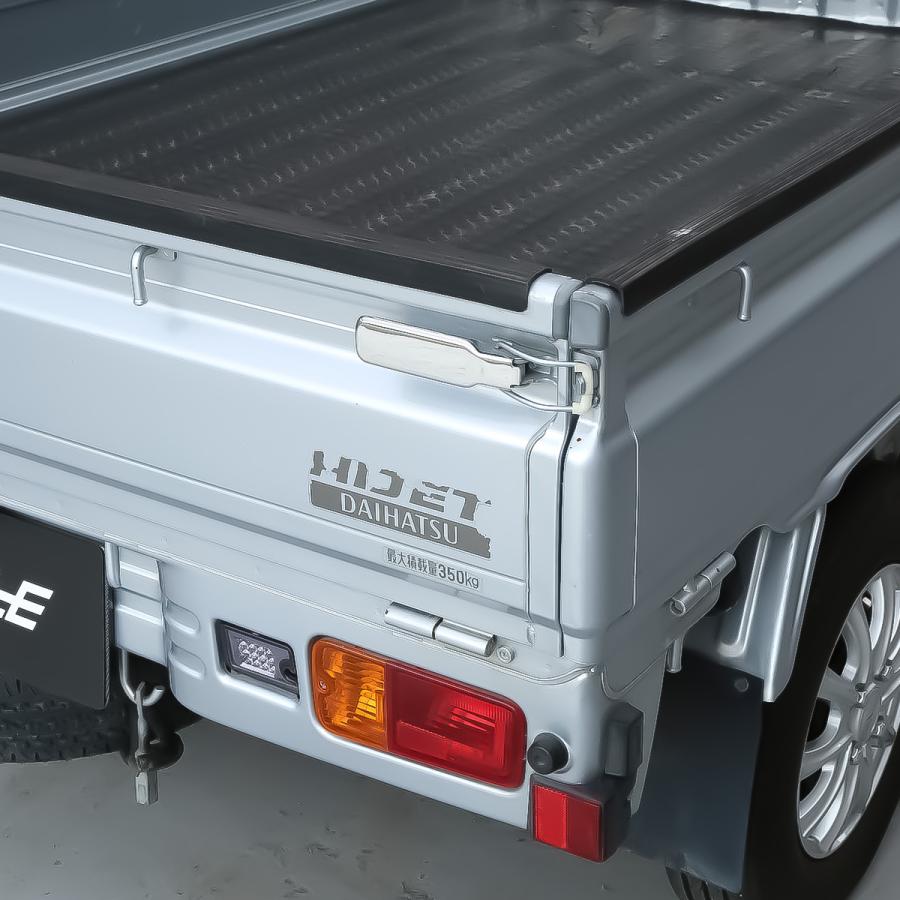 ハイゼット トラック ジャンボ アオリハンドルカバー S200P S211P S201P S211P S500P S510P 鏡面ステンレス メッキパーツ LB0062 | ハイゼット | 03