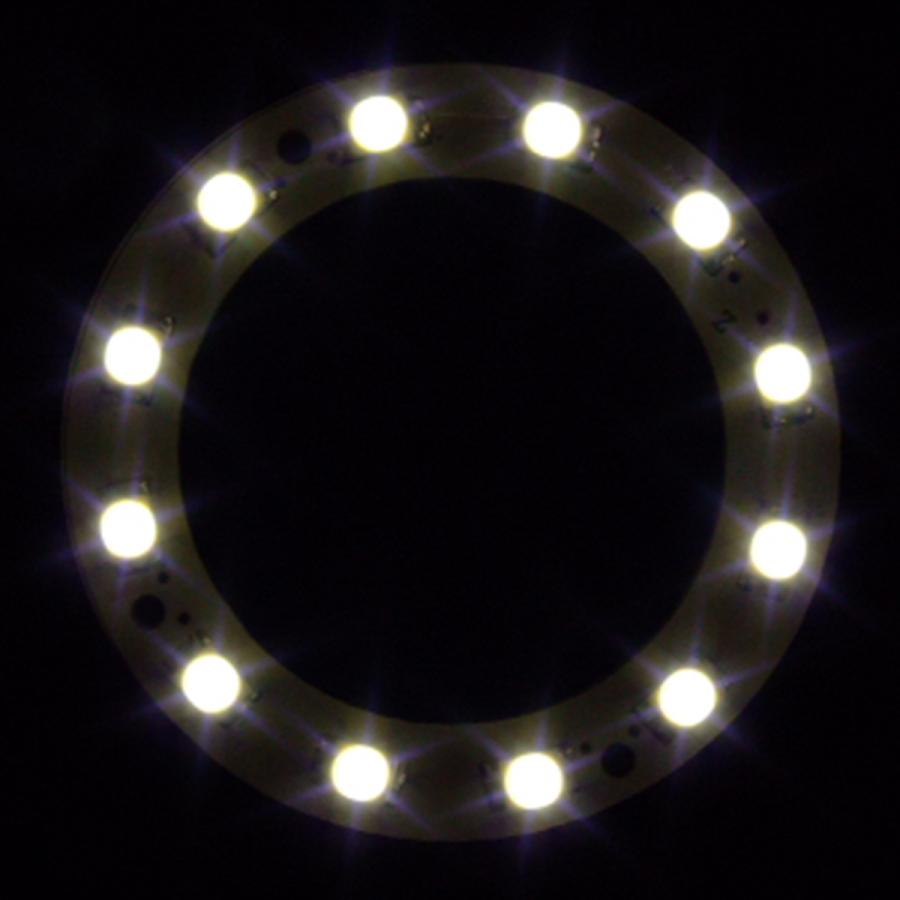 白基板 SMD LED イカリング / イクラリング ホワイト/白 12V 外径 40mm