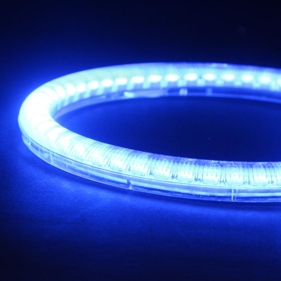 ブルー/アンバー ツインカラー SMD LED カバー付き イカリング 2色発光 外径 90ｍｍ O-295｜eale｜04