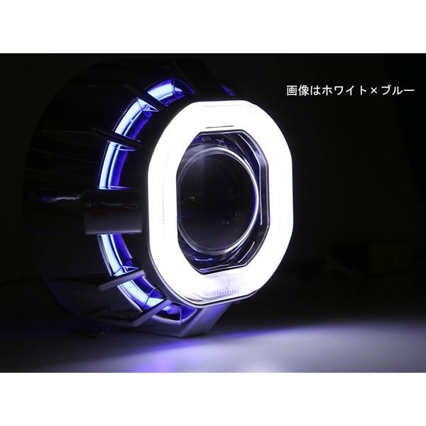 ダブルCCFLリング搭載 HID バイ キセノン プロジェクター キット