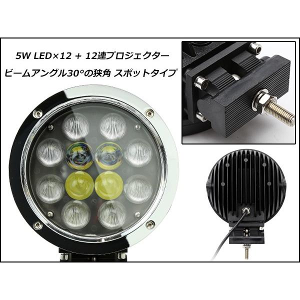 LED サーチライト 12V 24V 60W ワークライト 作業灯 防水 P-367 LED サーチライト 12V 24V 60W ワークライト 作業灯 防水 P-367