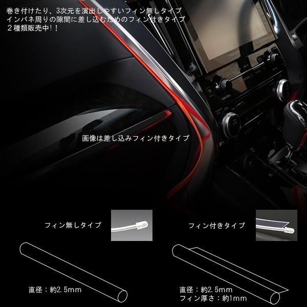 ELチューブ ネオンワイヤー 3m フィン付き P-426 | ブランド登録なし | 02