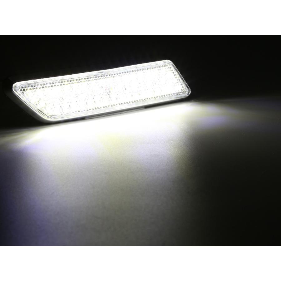 LED サイドマーカー クリア スモークレンズ ウインカー連動 ホワイト