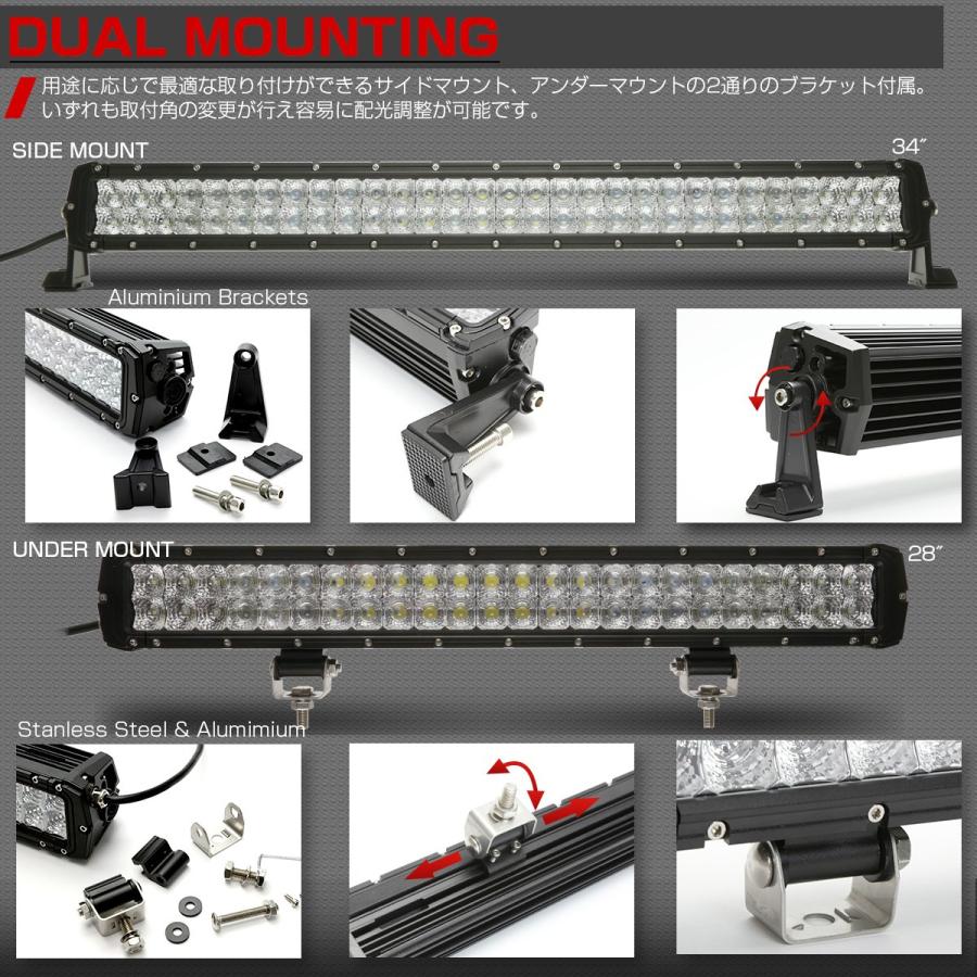 LED ライトバー ワークライト 作業灯 12V 24V 120W スポット LED ライトバー ワークライト 作業灯 12V 24V 120W スポット