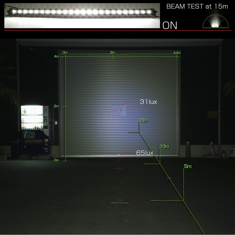LED ライトバー ワークライト 作業灯 36W 12V 24V 14インチ 30度スポット 薄型 軽量 防水 IP67 P-474 | ブランド登録なし | 06