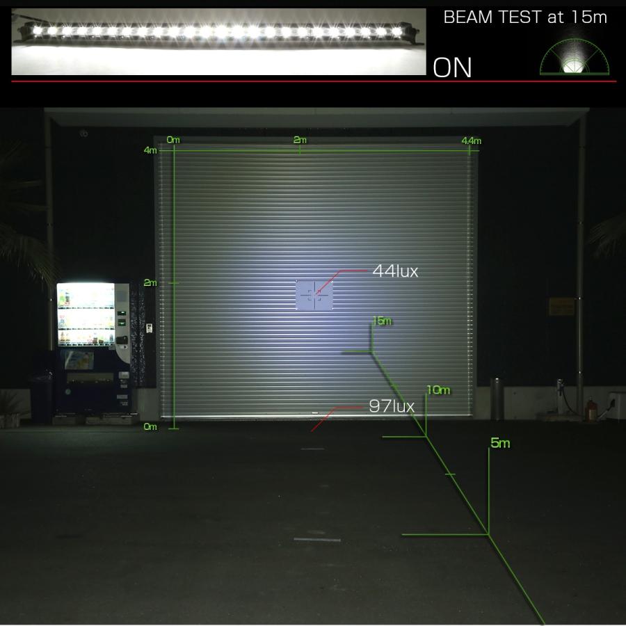 LED ライトバー ワークライト 作業灯 54W 12V 24V 20インチ 30度